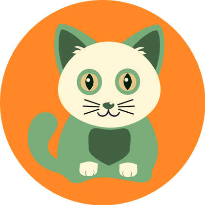 Cartoon cat avatar